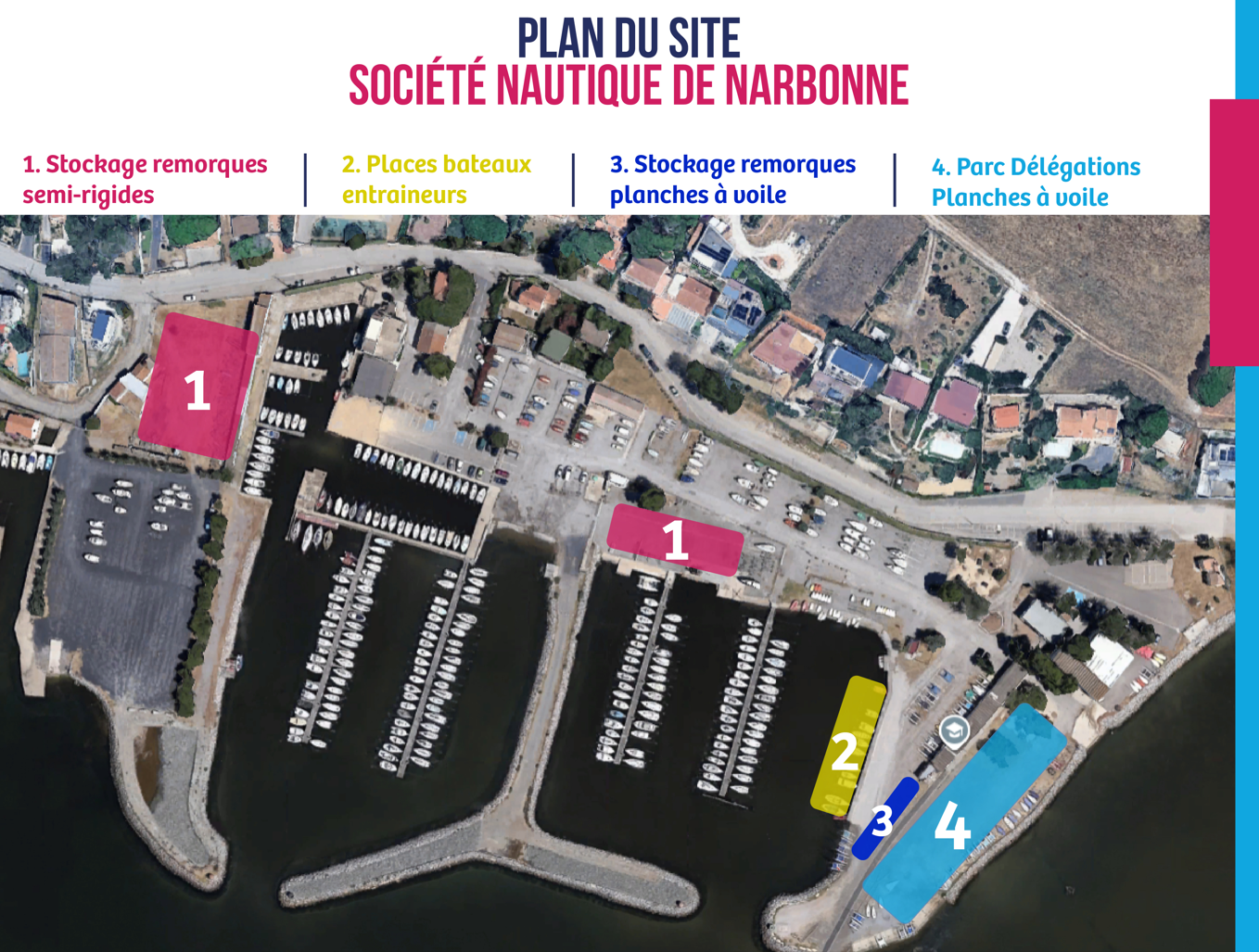 Plan du site de la compétition
