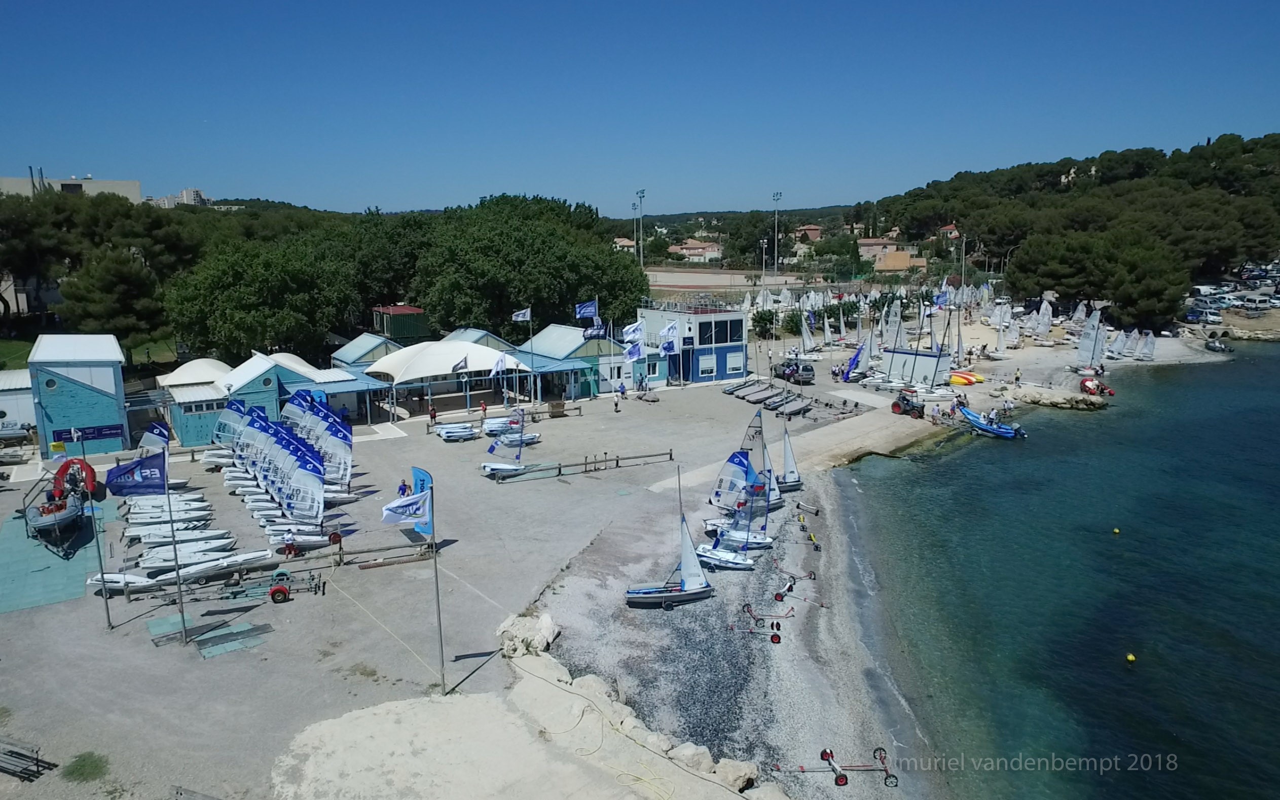 Vue en hauteur du Club de Martigues