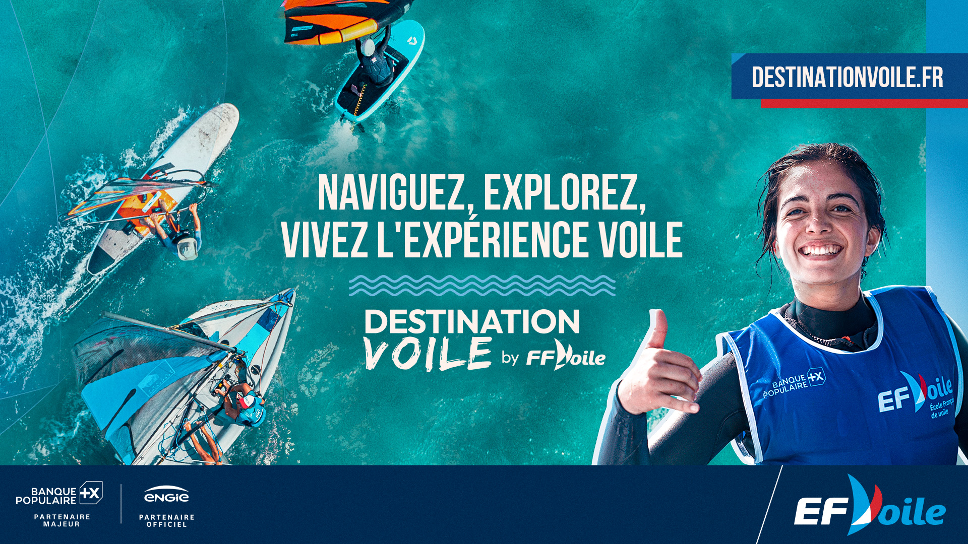 Réserver un stage de voile sur Destination Voile